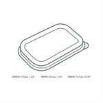 Food Cont Lid PLA 7x5