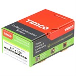Frame Screw Timber Hex Green 6.7x100 (Box 50)