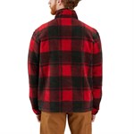 Fleece 106443 Sm 1/4 Zip Crabapple/Black