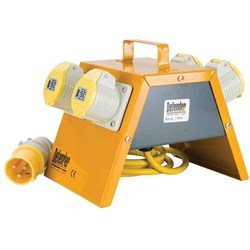 Splitter Box 4 Way 16Amp 110v 5Mtr Cable E13104