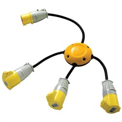 Splitter 3 Way 16A 110v E13220