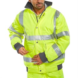 Beeswift BD75 Hi-Vis Super Bomber Jacket
