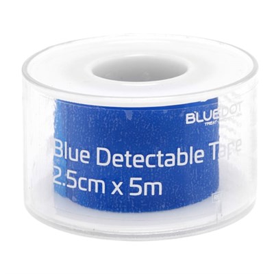 Tape Strapping Detect Blue 2.5cmx5Mtr 30BTCS25