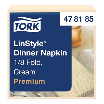Napkin Cream Dinner Linstyle 8 Fold 478185