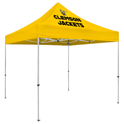 Lemon 10-ft. tent with custom imprint.