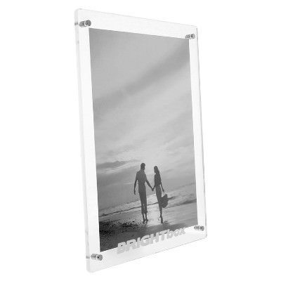 8-in. x 10-in. acrylic photo frame with laser engraved imprint.