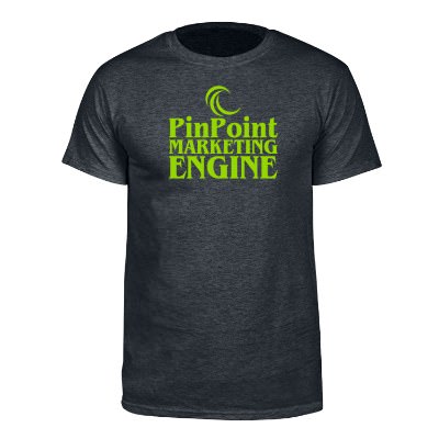 Charcoal heather cotton t shirt.