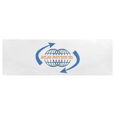 Full color polyester fitness cooling towel with personalized logo