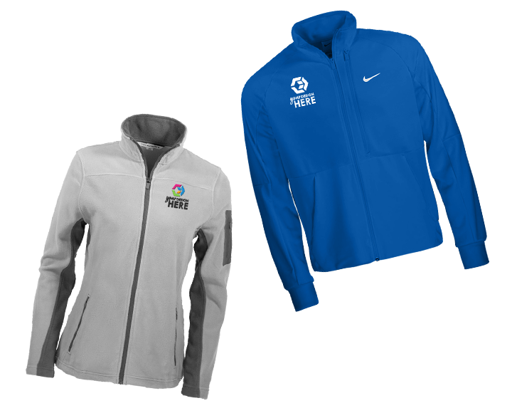 Shine in Custom Warm-Up Jackets 