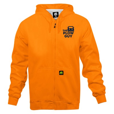 Custom Orange Imprinted Sweatshirt