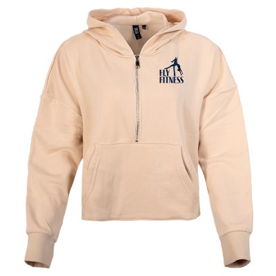 Impirinted Ladies Nude Color Sweatshirt