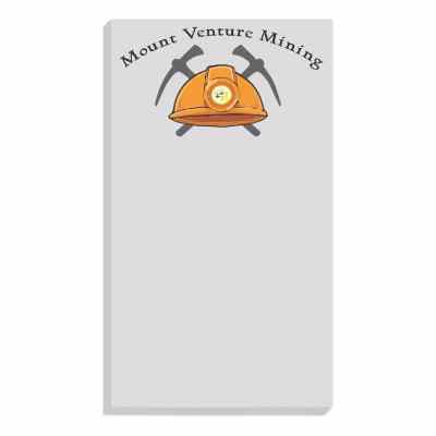 5 x 7 inches scratch pad with full color imprint.