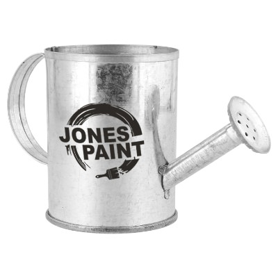 Silver tin branded planter kit.