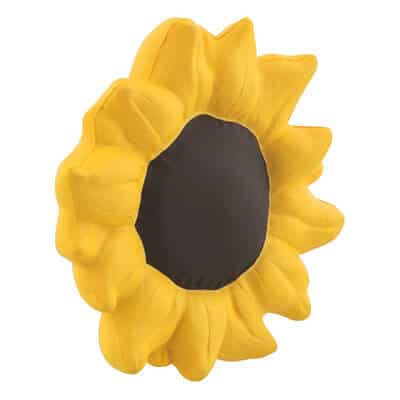 Foam sunflower stress ball blank.