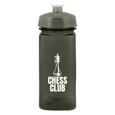 Smoke plastic bottle with custom logo.
