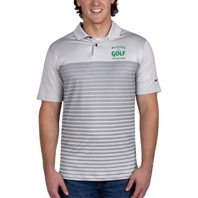 Customized grey vapor block polo