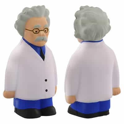 Foam scientist stress reliever blank.