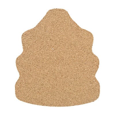 Cork fire hydrant coaster blank.