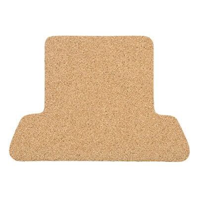 Cork 6 inches computer coaster blank.