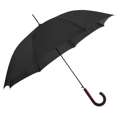 48" shedrain wooden auto umbrella.