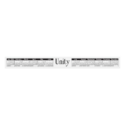 Rectangle computer monitor calendar with promoitonal imprint.