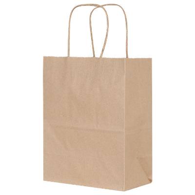 Blank kraft paper bag.