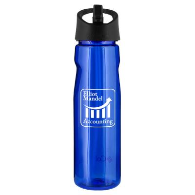 Azul plastic bottle with custom logo.