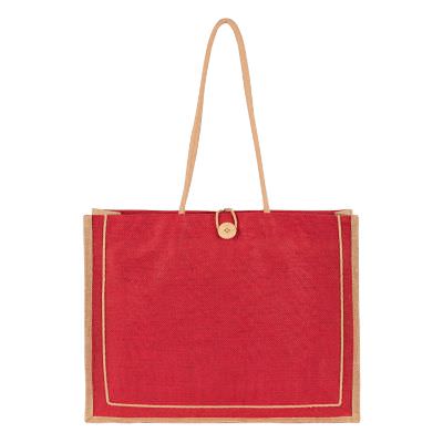 Natural jute bliss tote bag blank.