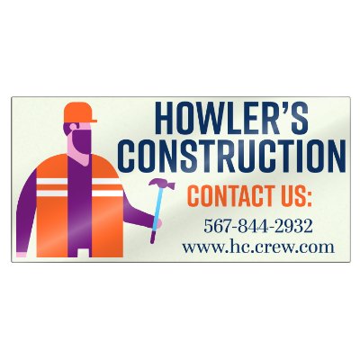 24x18 inch magnetic vehicle signs with full color imprint.
