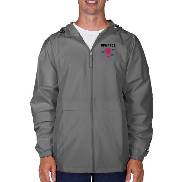 Full color full zip custom jacket.