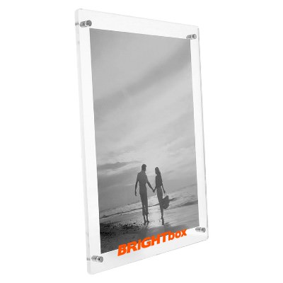 8-in. x 10-in. acrylic photo frame with personalized imprint.