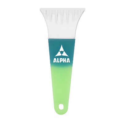 7 inch color-changing ice scrapper with custom imprint