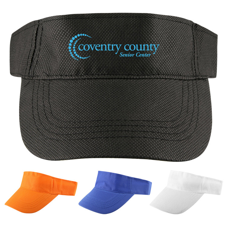 Black imprinted visor.