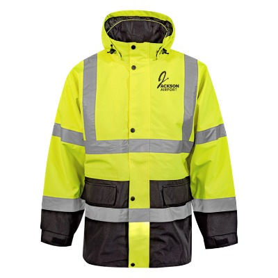 Safety Yellow and Black Custom Jacket