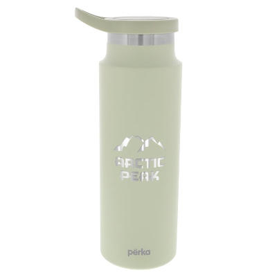 24 oz. stainless steel water bottle with custom engraved logo.