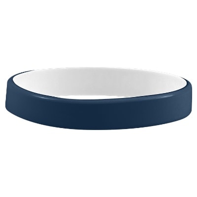 Blank silicone bracelet available in bulk.