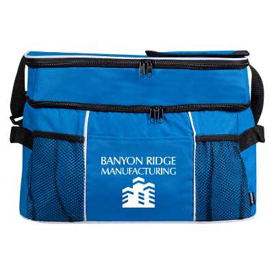 Royal cooler with custom logo.