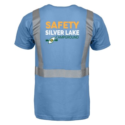 Full Color Custom Light Blue T-Shirt