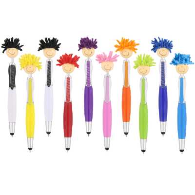 Plastic screen cleaning stylus pen blank.