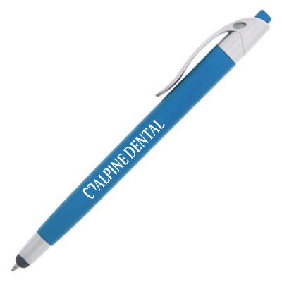 Plastic bravo metallic twin pen.