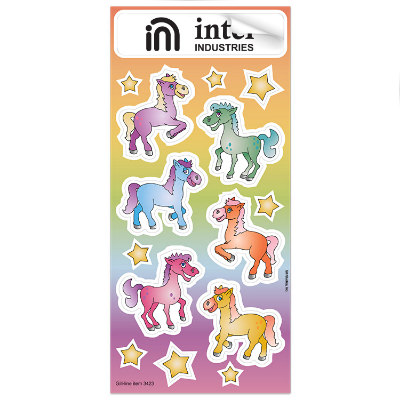 Ponies sheet stickers.