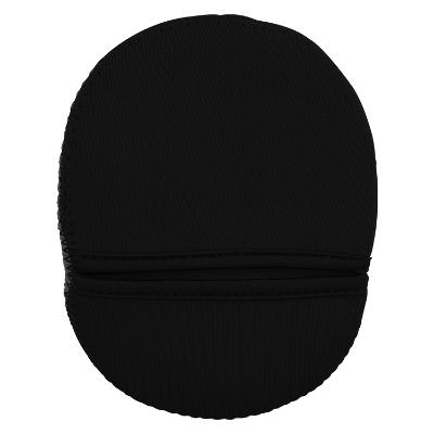 Black neoprene pot holder blank.