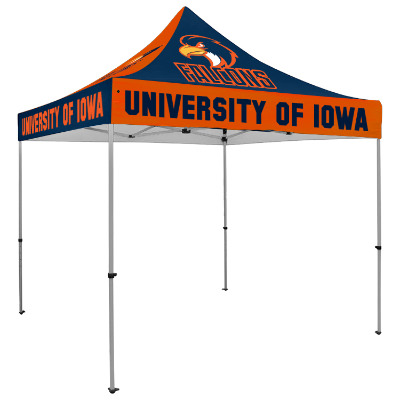 Full-color 10-ft. tent with custom imprint.