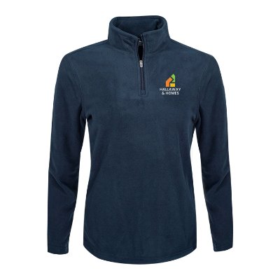 Embroidered Custom Navy Quarter-Zip