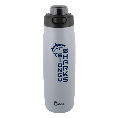 Stainless sports bottle with custom logo in 24 oz.