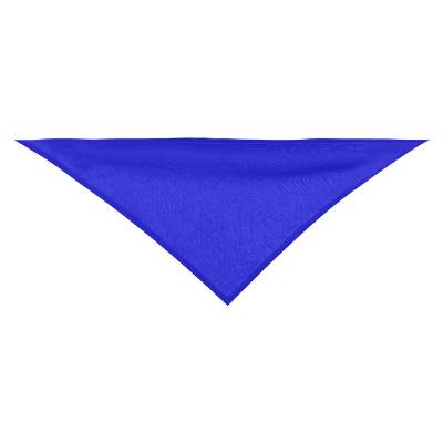 Blue triangle pet bandana blank.