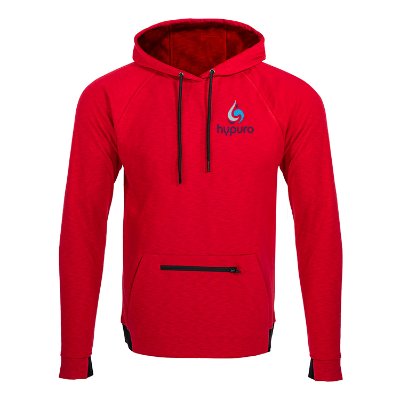 Red Custom Embroidered Hoodie