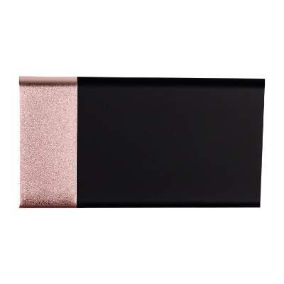 Blank plastic power bank available in bulk.