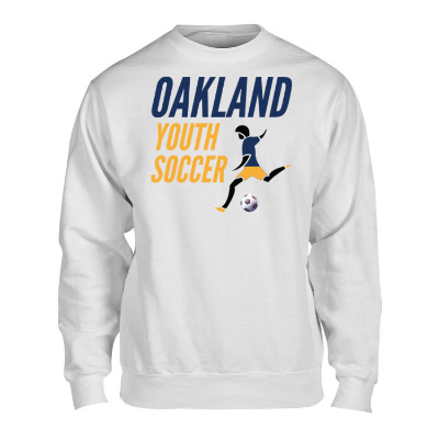 Custom white crewneck with custom logo
