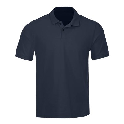 Blank night navy men's polo.